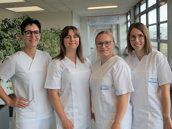 Gruppenbild der Diabetesberaterinnen des Klinikums