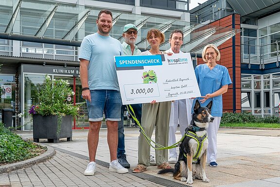 Spende an die Kinderklinik Trostplaster für Tapfere