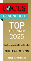 Auszeichung Focus Gesundheit für Prof. Stefan Förster als Top-Mediziner 2025